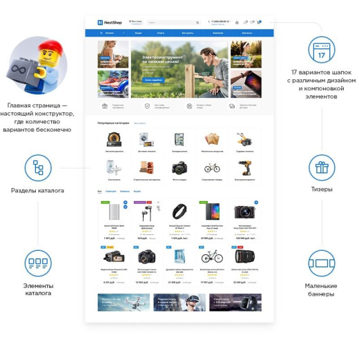 Аспро Next и 1С-Битрикс: Бизнес